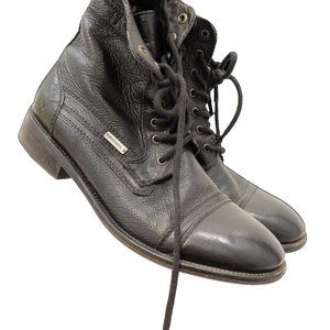 Diesel Men's Leather Combat Boots